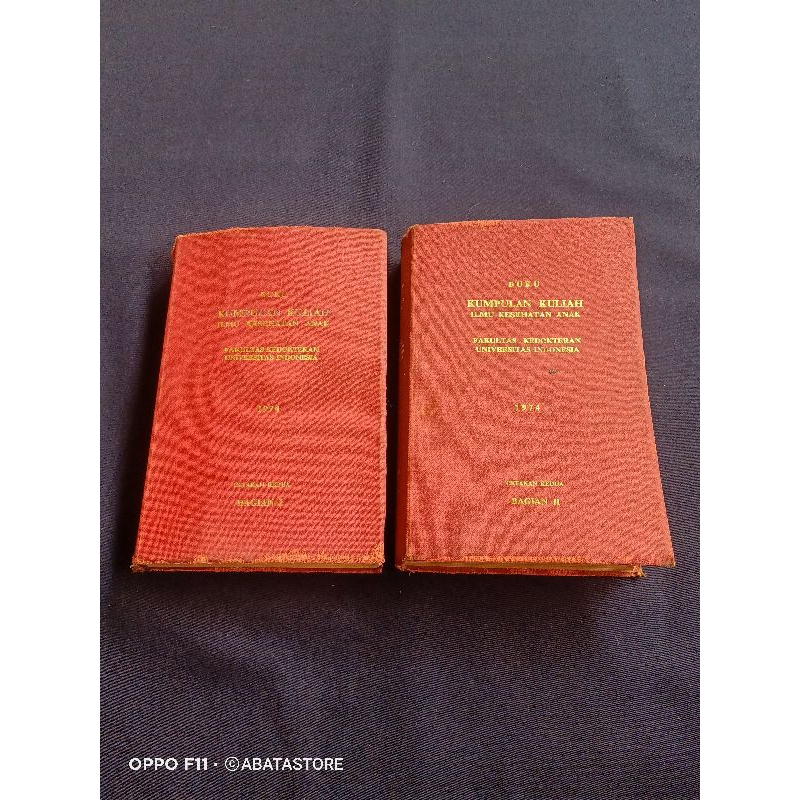 BUKU KUMPULAN KULIAH ILMU KESEHATAN ANAK CETAKAN KEDUA JILID 1 DAN 2 FKUI