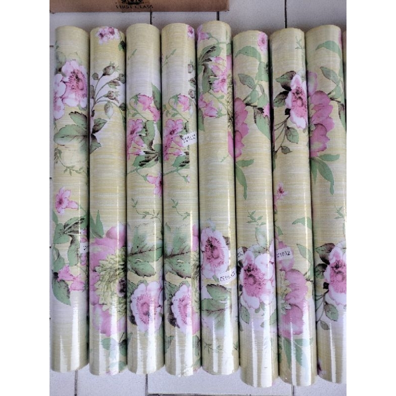 Wallpaper dinding Sticker motif bunga sakura