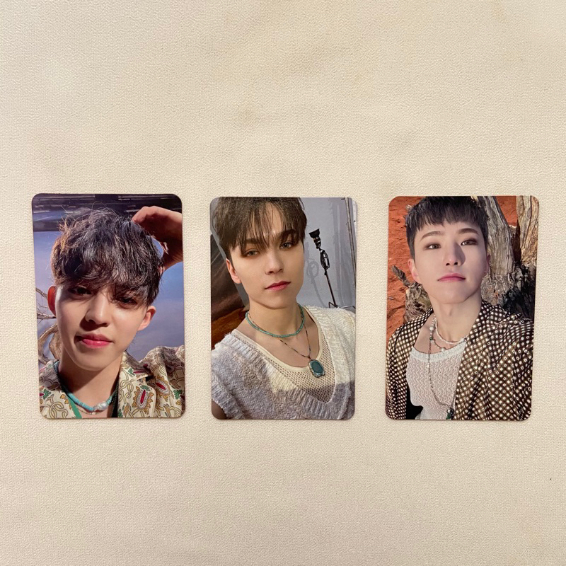 [TAKE ALL] PHOTOCARD SEVENTEEN SCOUPS JUN HOSHI VERNON FACE THE SUN RAY VER OFFCIAL