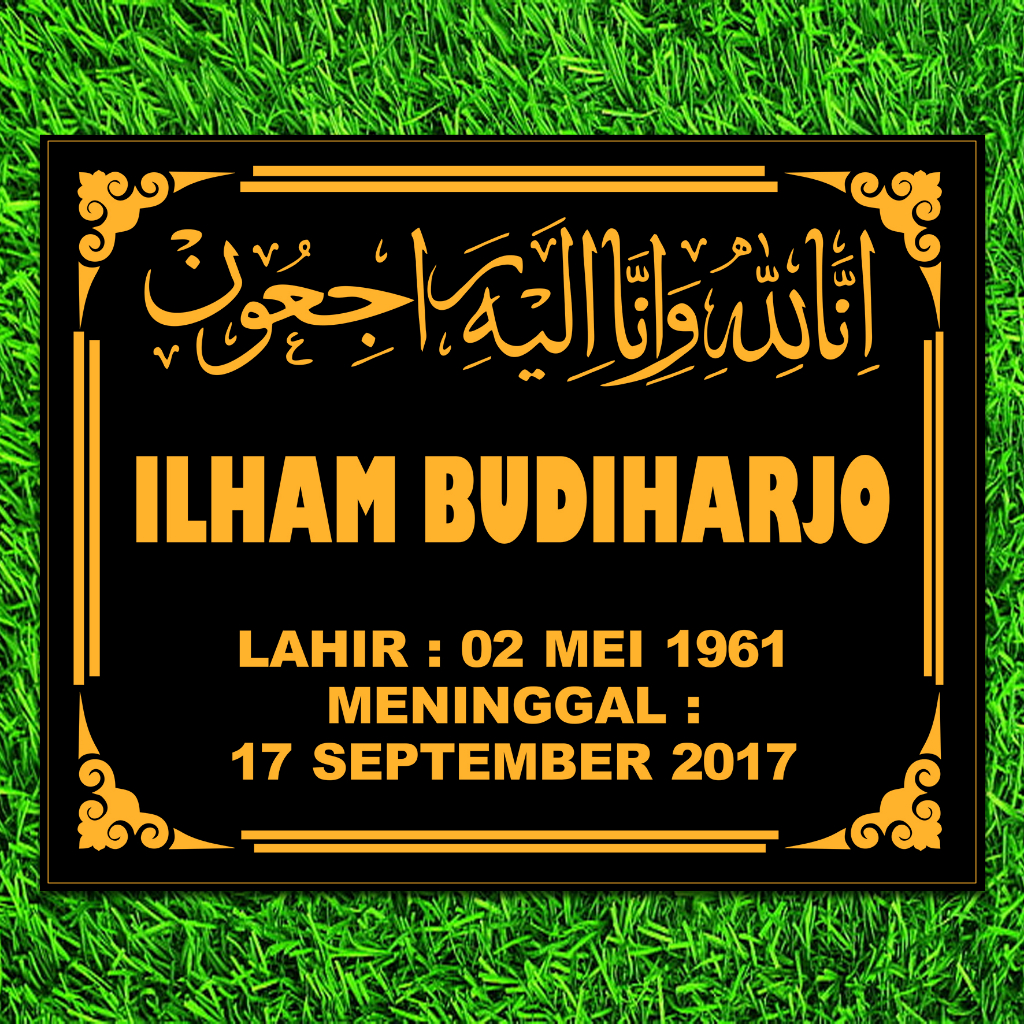 Tulisan papana nama Batu Nisan KERAMIK / Nama Nisan KERAMIK / Prasasti Tulisan KERAMIK / Batu Nisan 