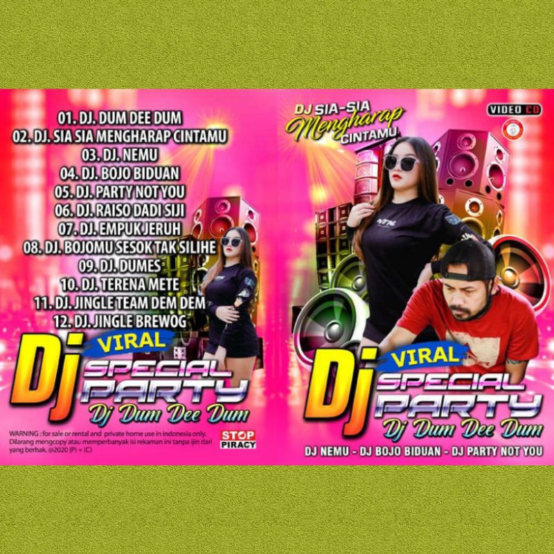 VCD DJ SIA SIA MENGHARAP CINTA