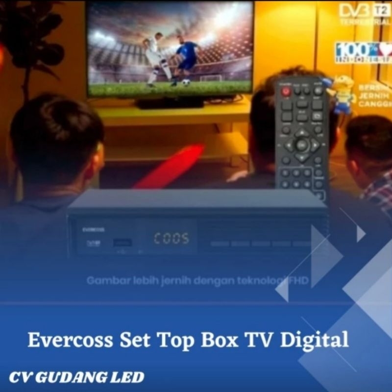 Set Top Box TV Digital Evercoss Prime