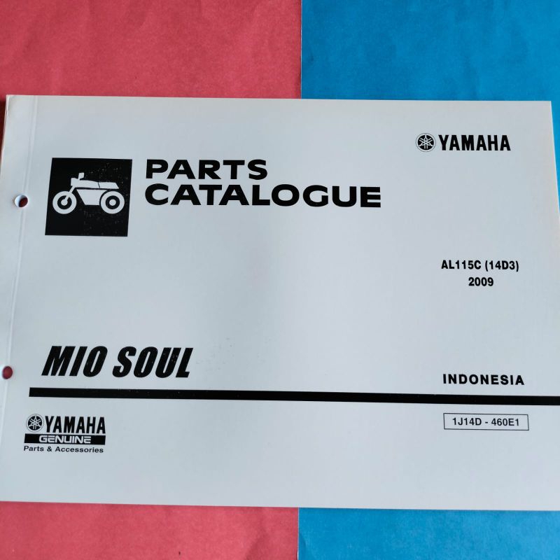 BUKU KATALOG MIO SOUL 2009 AL115C (14D3) ORIGINAL YAMAHA.