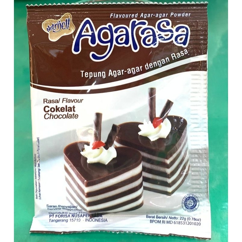 

Nutrijell Agarasa / Tepung Agar Rasa Cokelat