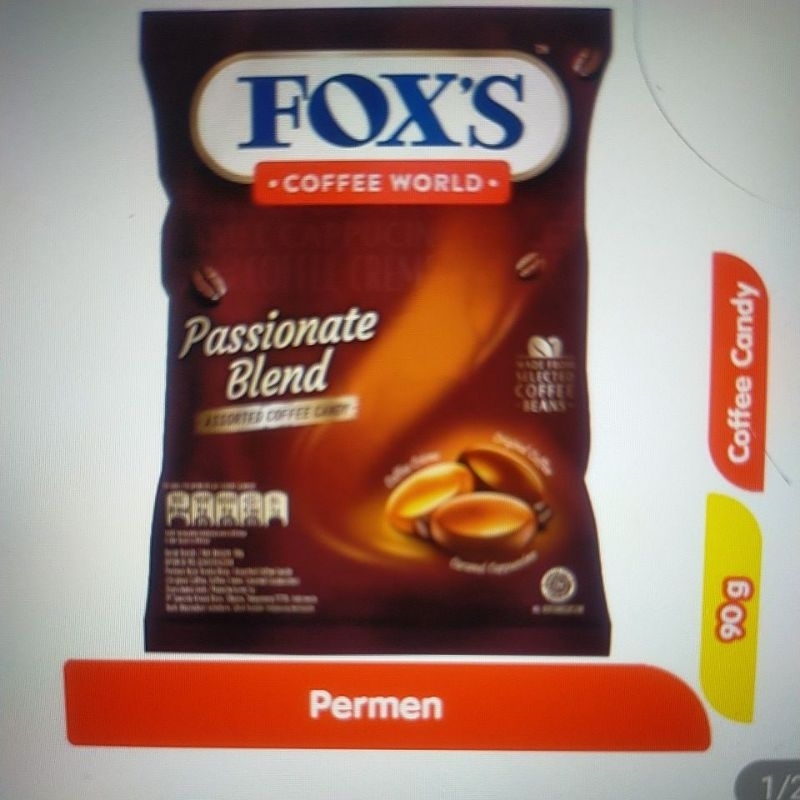 

fox's caffe world permen 90g