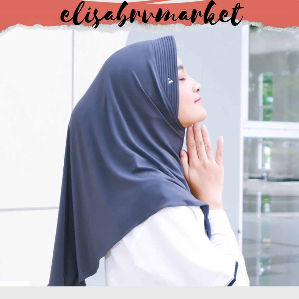 PROMO SPESIAL|Vilora - Khaira Bergo Instan Jersey| Hijab | Hijab Sport Panjang | Bergo Sport Panjang