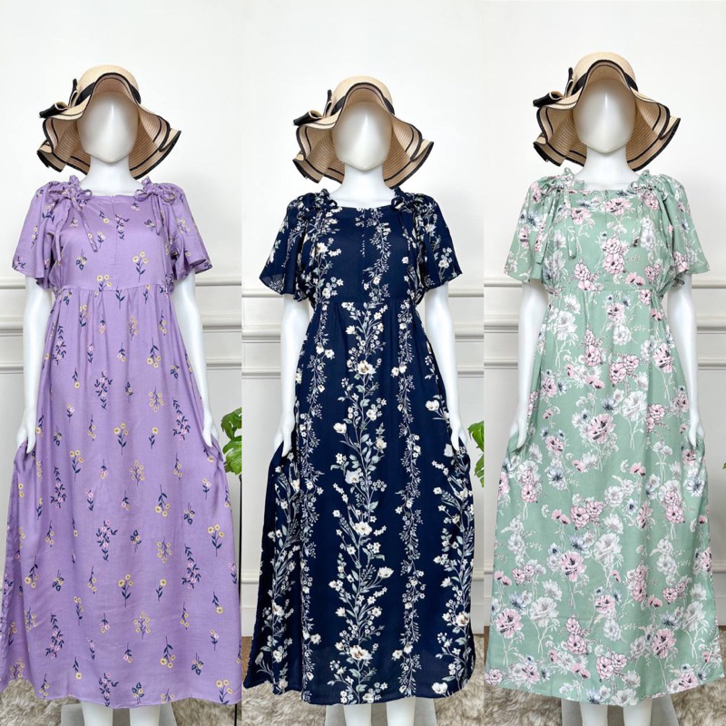 Daster Serut Bahu | Homedress Rayon | Daster Busui
