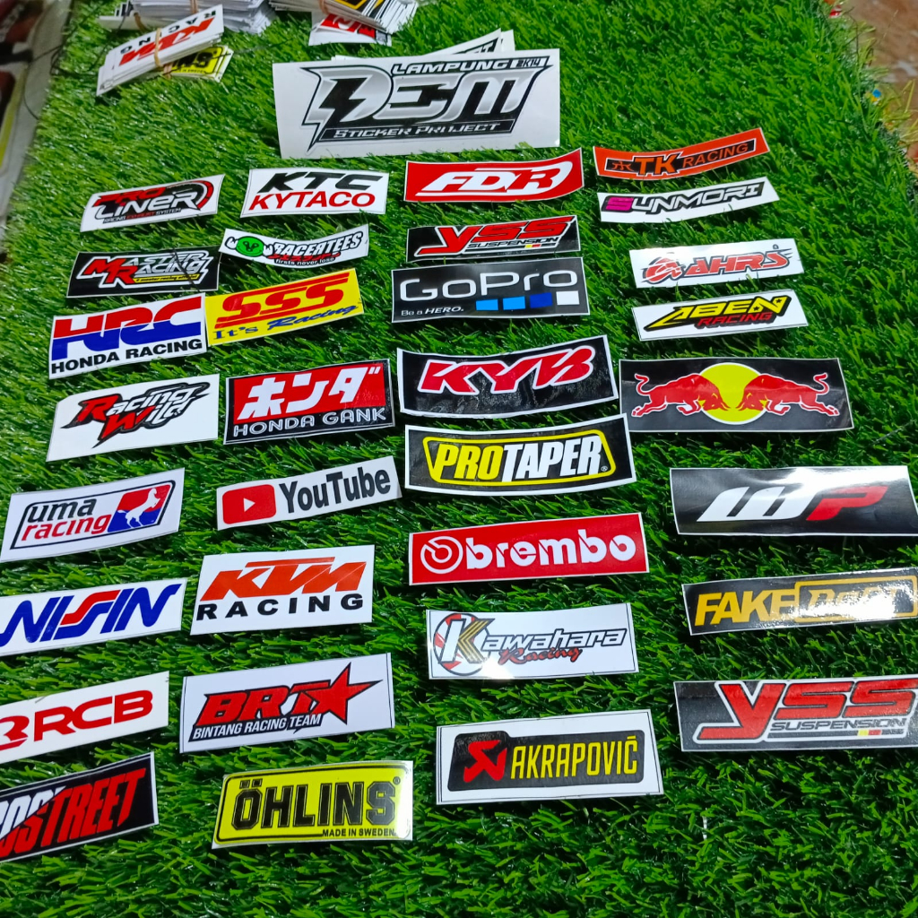 stiker printing stiker logo logo racing stiker sponsor motor racing stiker termurah dan berkualitas
