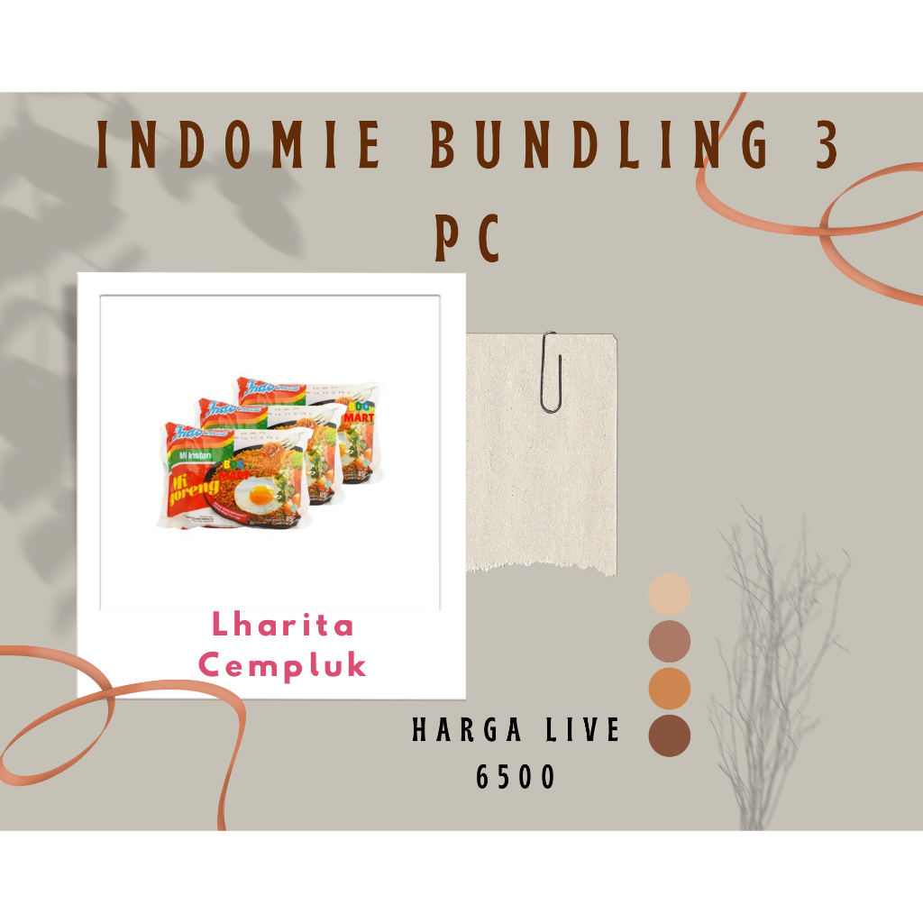 

Indomie goreng bundling 3pc