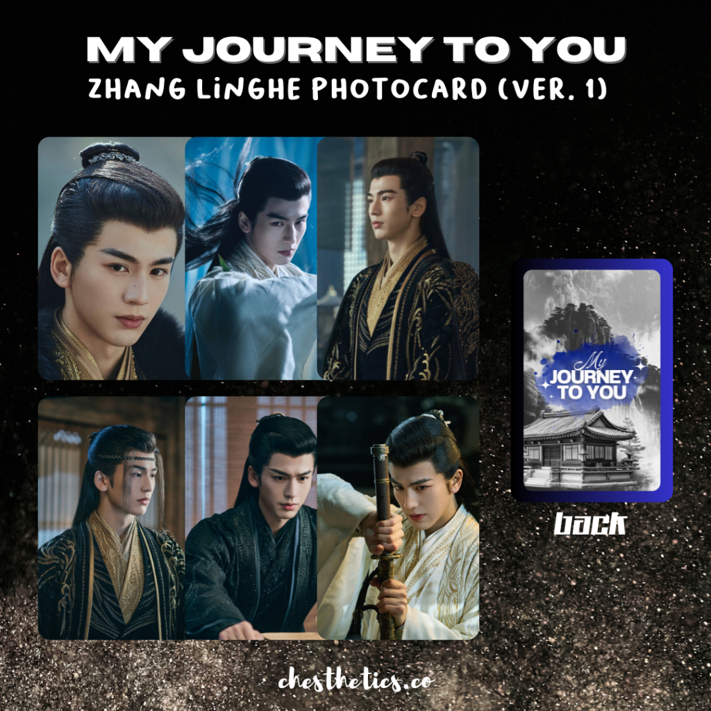 My Journey To You Part 1 CDrama China Chinese Drama Photocard Aktor Zhang Linghe Esther Yu Shuxin Ry