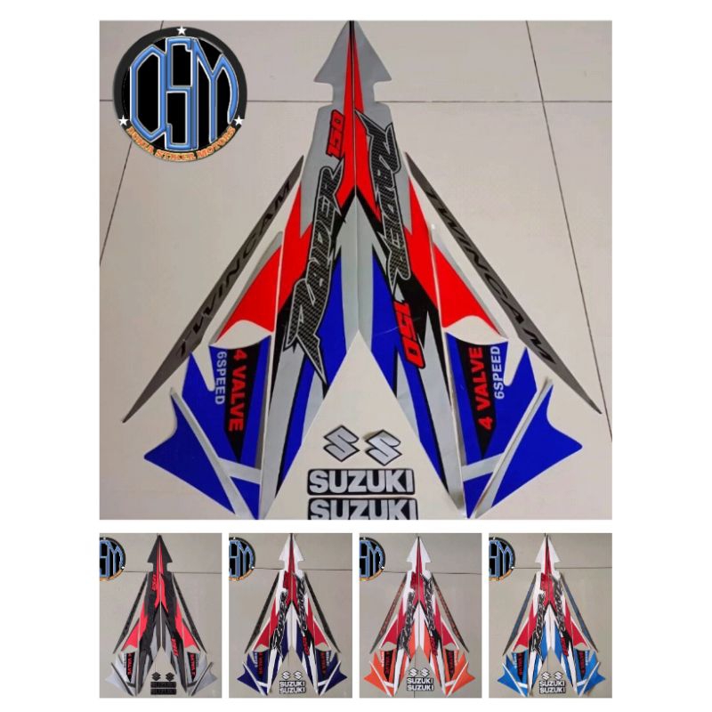 Striping stiker Suzuki satria Fu raider f 150 2006 2007 2008 list body thailand berkualitas