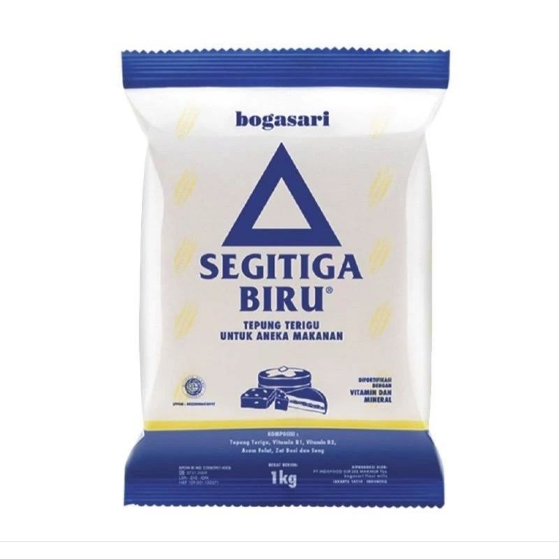 

Bogasari tepung segitiga biru protein sedang 1 kg