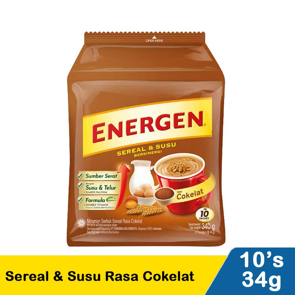 

Energen Rasa Coklat isi 10 Sachet