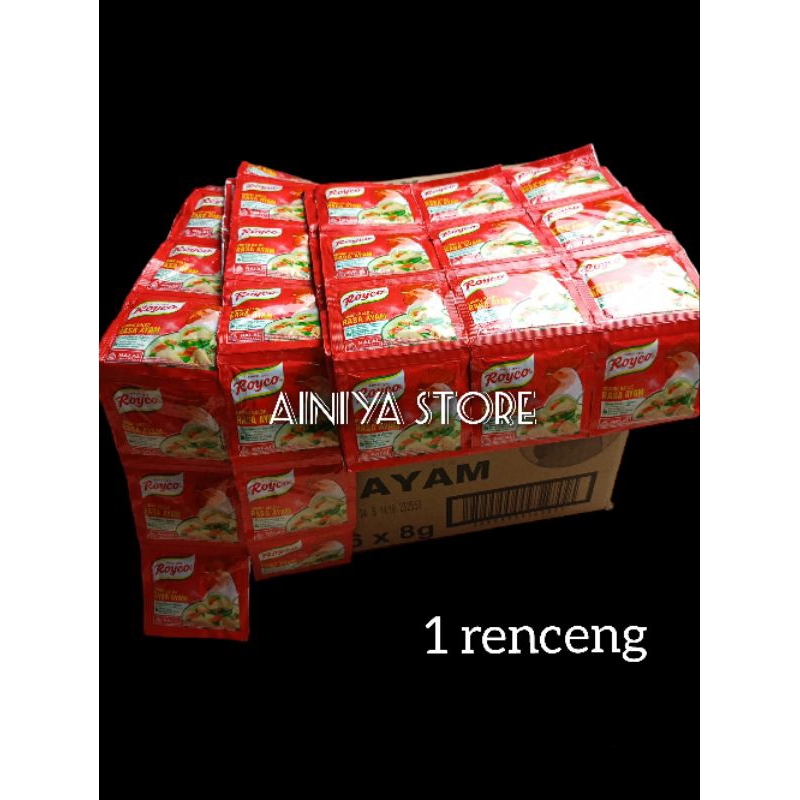 

Royco rasa ayam 1 renceng isi 12 pcs