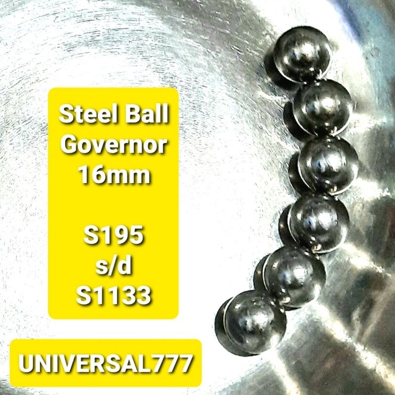 S195 S1133 Steel Ball Governor 16mm Bola Besi 16 mm S1100 S1110 S1115 S1125 S1130 S1133 Kelereng S Z