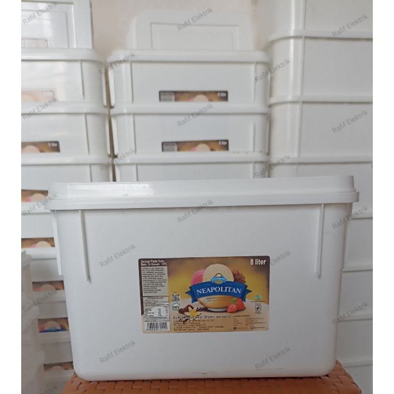 Box Es Krim Campina 8 Liter, untuk hamster, anakan burung, ikan, tanaman, dll.