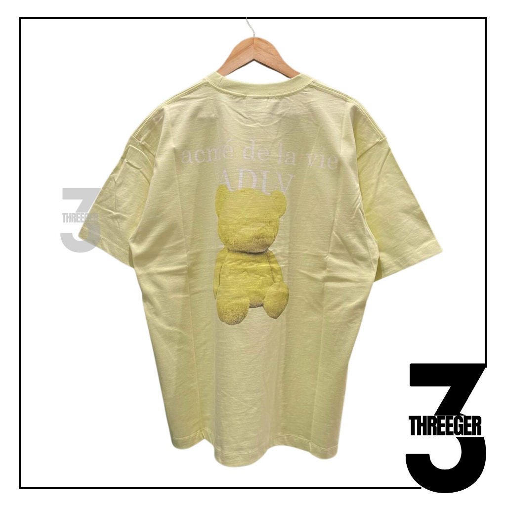 ADLV Fuzzy Bear Tee Yellow Original