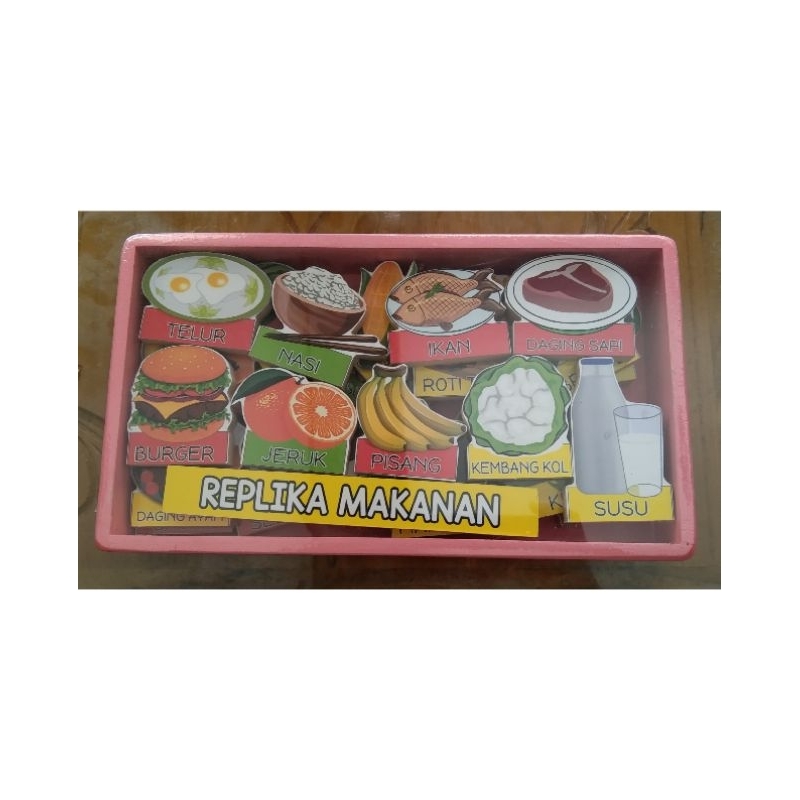 Mainan Edukasi Anak Replika Makanan