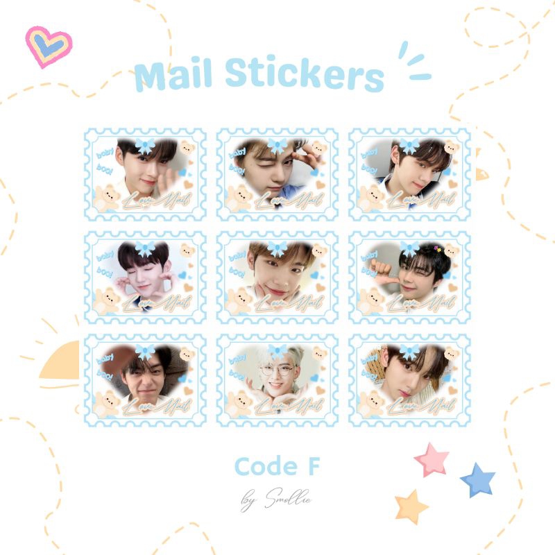 

[PO] ZEROBASEONE MAIL STICKER ALA SELLKOR STIKER DECO/FREEBIES KPOP