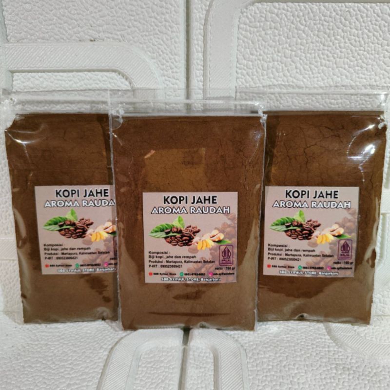 

Kopi Jahe AROMA RAUDAH Khas Banjar