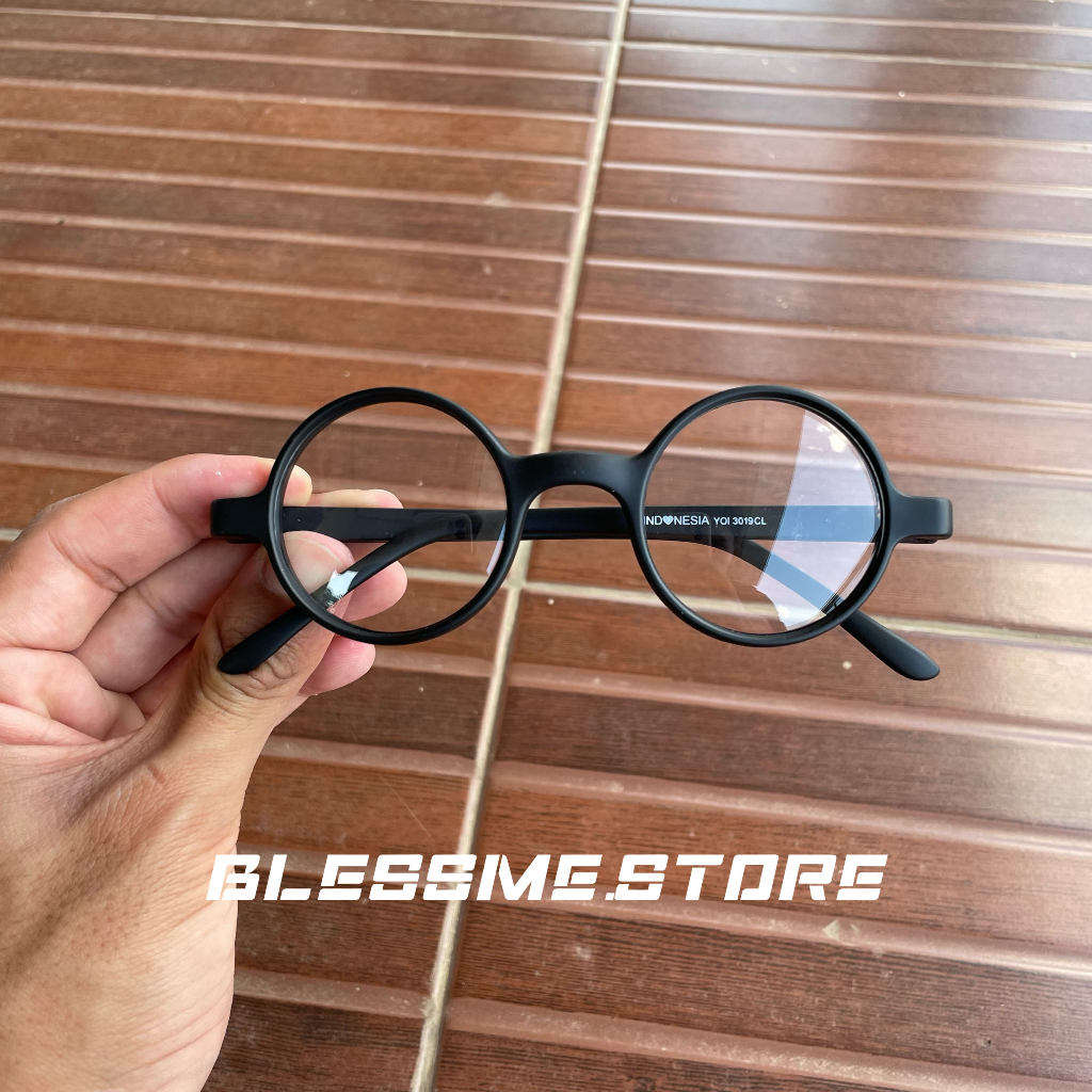 KACAMATA BULAT BOBOHO KACAMATA JOHN LENNON CLEAR