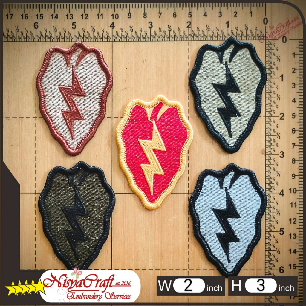 NCEP0101-0041 US ARMY 25th Infantry Division | DIVISION | Shoulder Sleeve Insignia (SSI)  Patch Bord