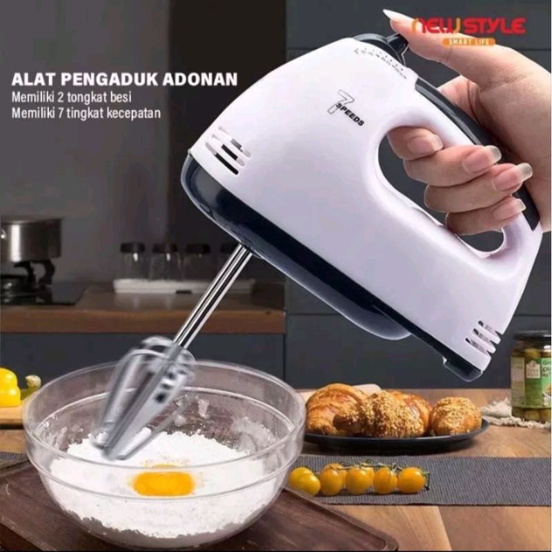 HAND MIXER SQRS ORIGINAL/ALAT PENGADUK ADONAN/MIXER SERBAGUNA