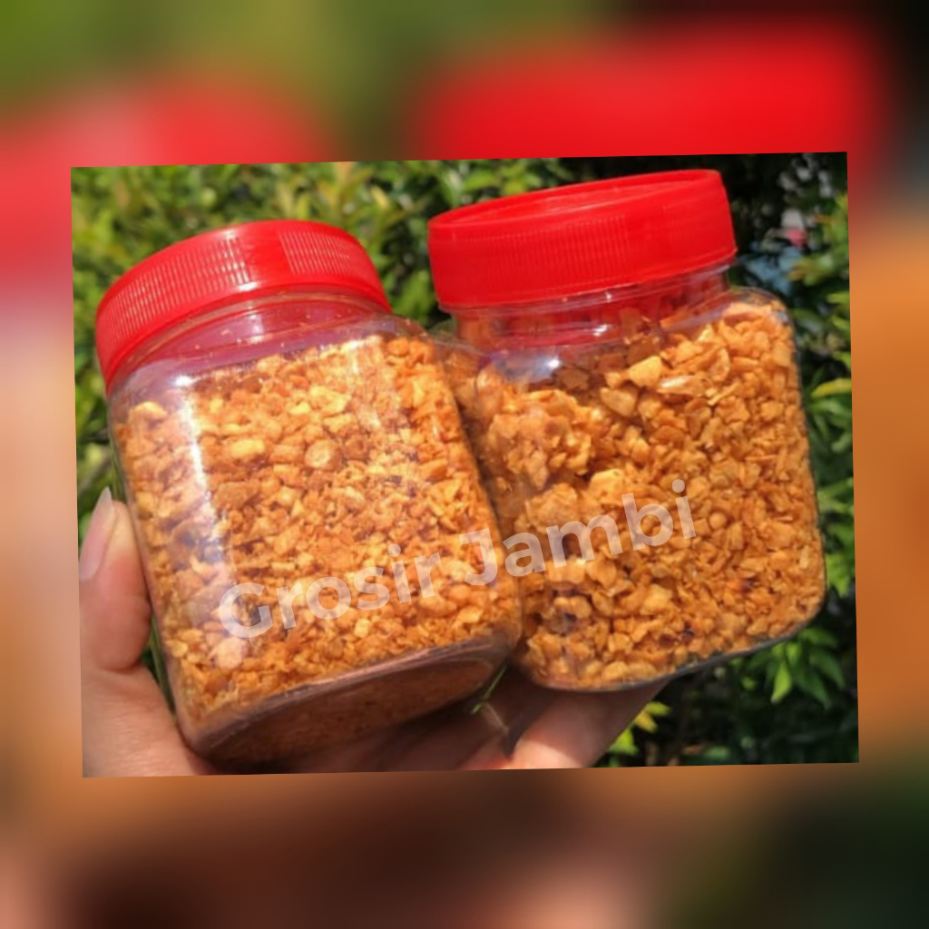 

Bawang putih goreng botolan/bawang botol