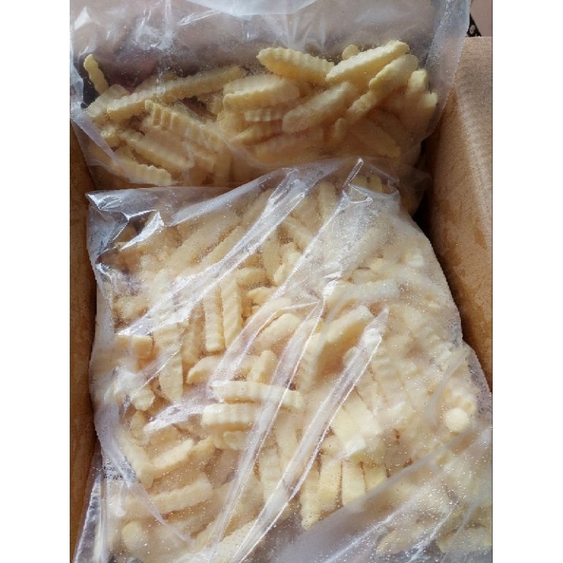 

Kentang Crinkle 2,5 kg Polos