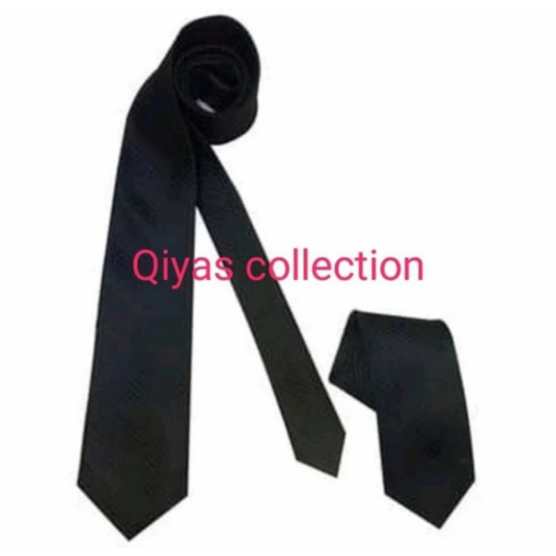 dasi hitam sekolah SMP/SMA ukuran standard anak sekolah