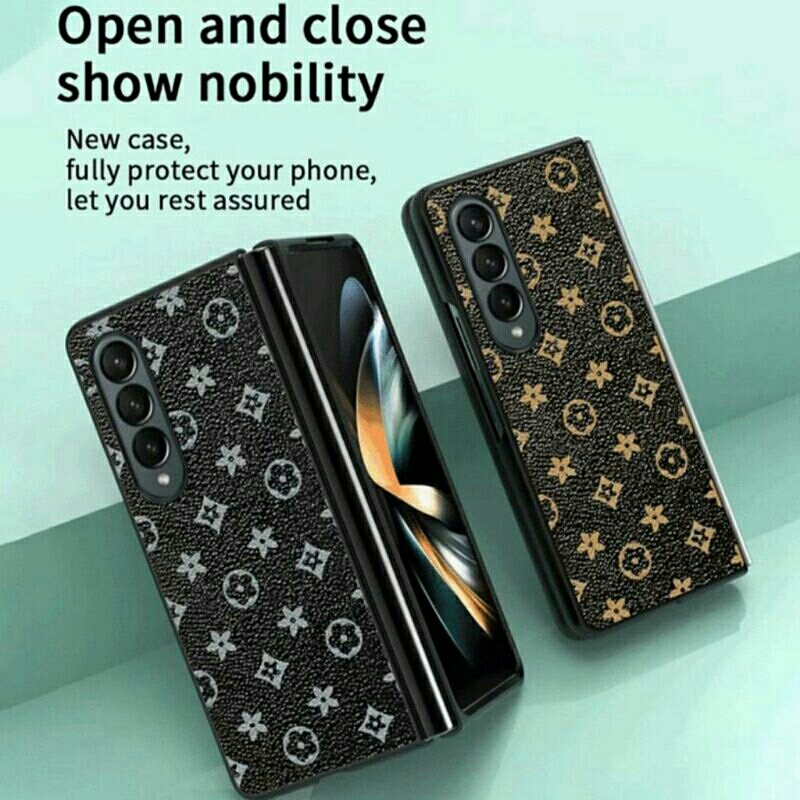 Case HardCase Leather LV SAMSUNG Z FLIP 4 / Z FLIP 5 / Z FOLD 3 / Z FOLD 4 / Z FOLD 5