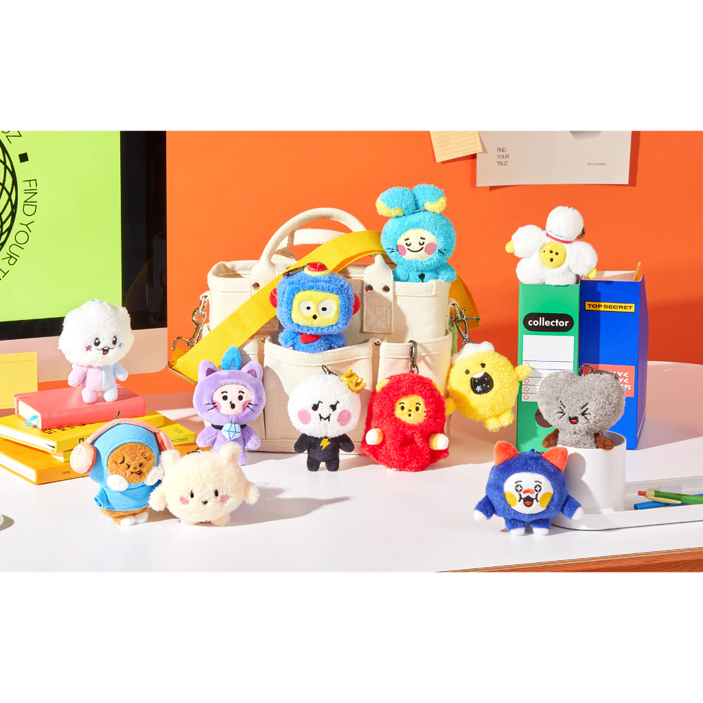 TRUZ BC KR STANDING BAG CHARM OFFICIAL LINE FRIENDS