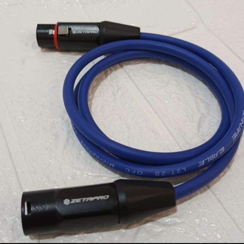 Kabel Mixer , Kabel MiC Male Female Zetapro 0,5  sm