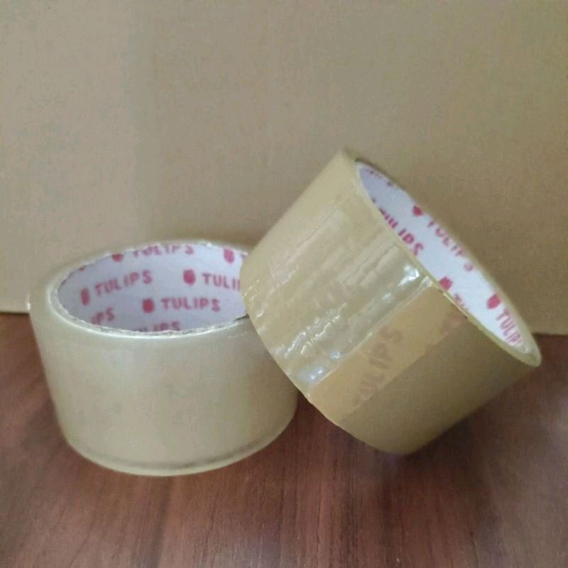 

Plakban Tulip Bening / Coklat 2" Tipis