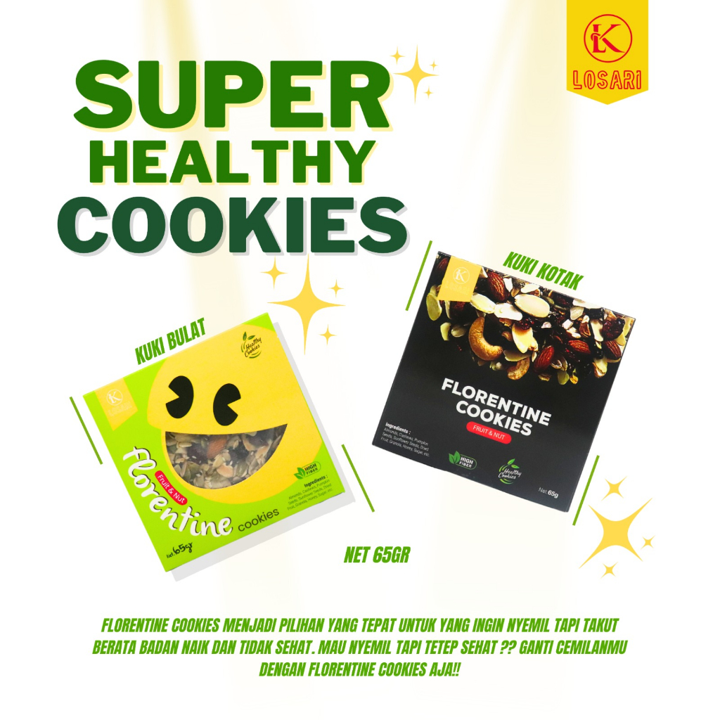 

FLORENTINE COOKIES (CEMILAN SEHAT)