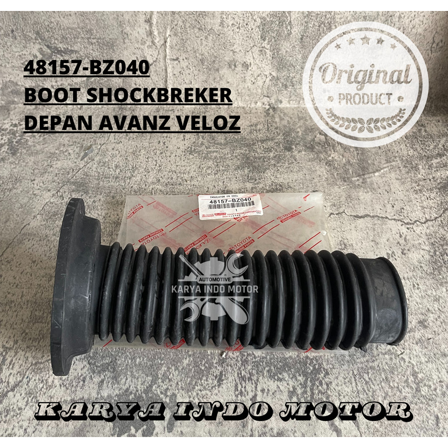 KARET BOOT DEBU SHOCKBREAKER DEPAN AVANZA XENIA 48157-BZ040