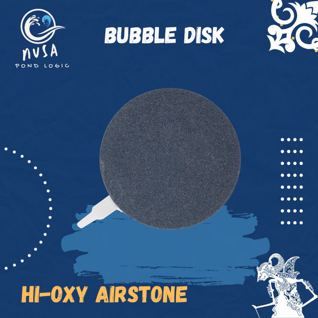 Batu Udara Aerator Airstone Oksigen Akuarium Pipih