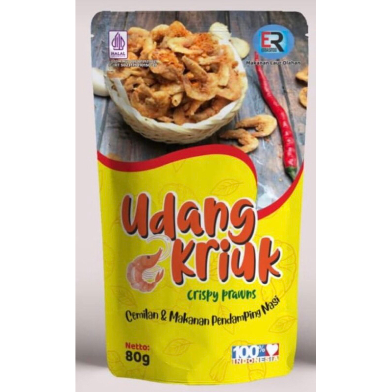 

B: Udang Kriuk Camilan Sehat dan Lauk Kriuk