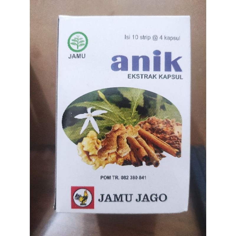 jamu jago anik kapsul sachet