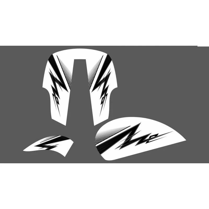 STRIPING TRANSPARAN VESPA MATIC SPRINT LISTRIK ABSTRAK