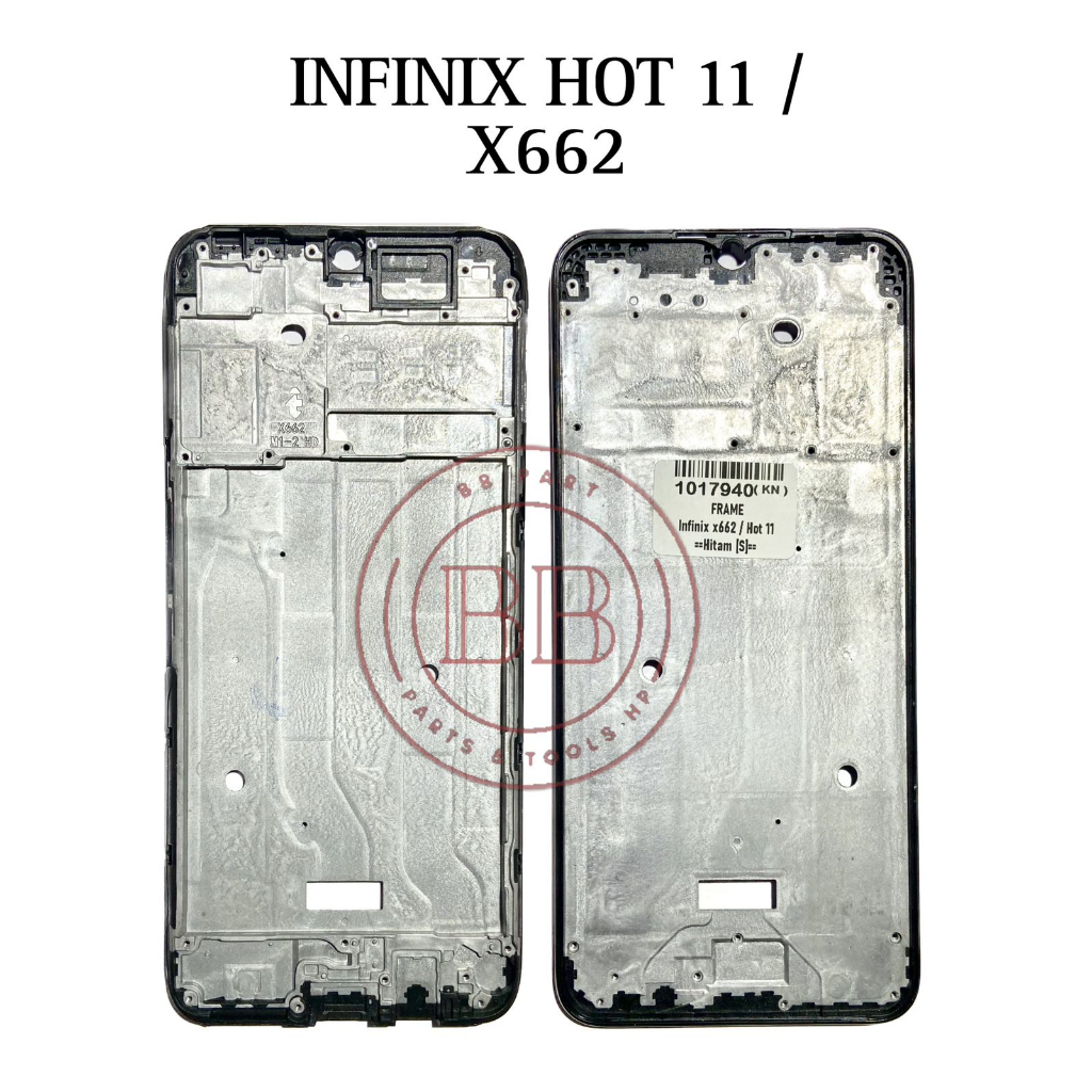 Frame Bezel Tulang Tengah Infinix Hot 11 / X662 / X662B / X689F - Dudukan Mesin