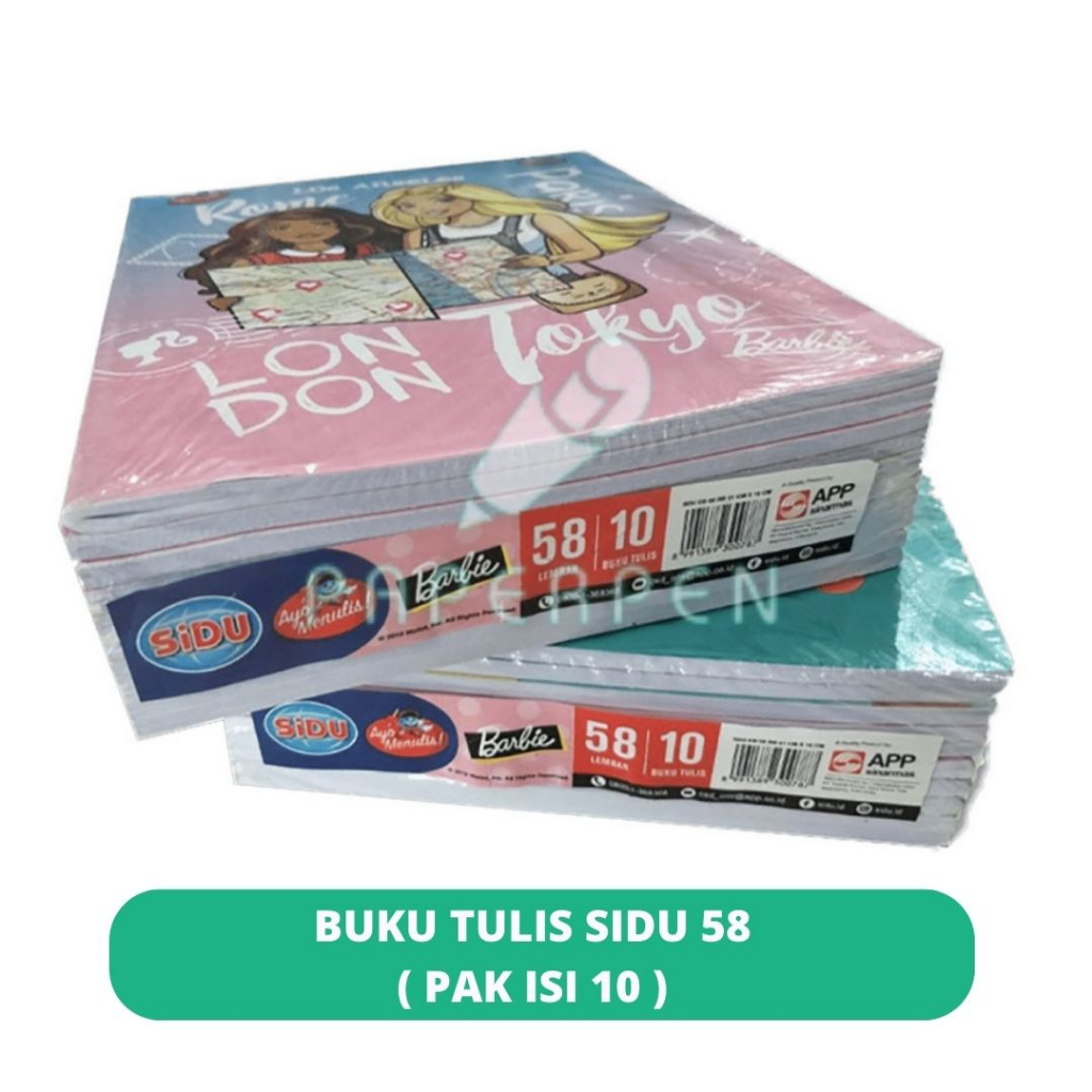 

1 Pak Buku Tulis Sidu 58