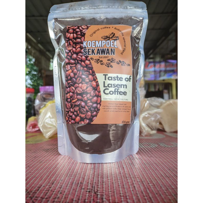 

PROMO Kopi Lasem, FREE 1kg gula premium