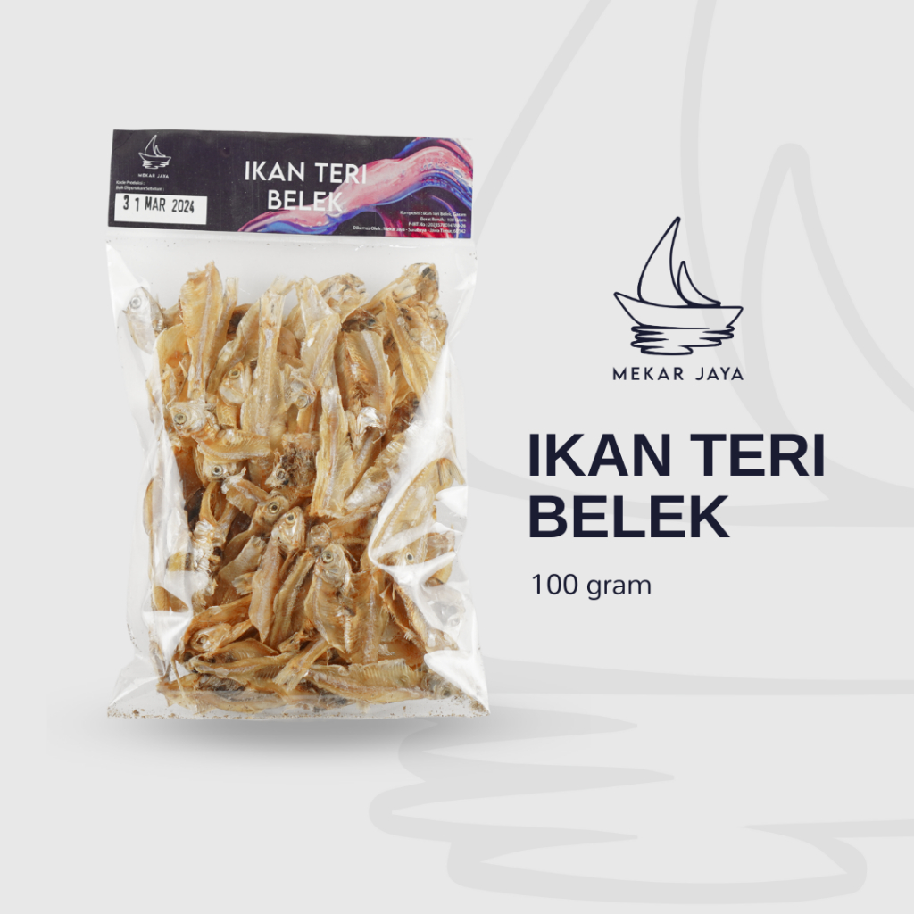 

Ikan Teri Belek Mentah