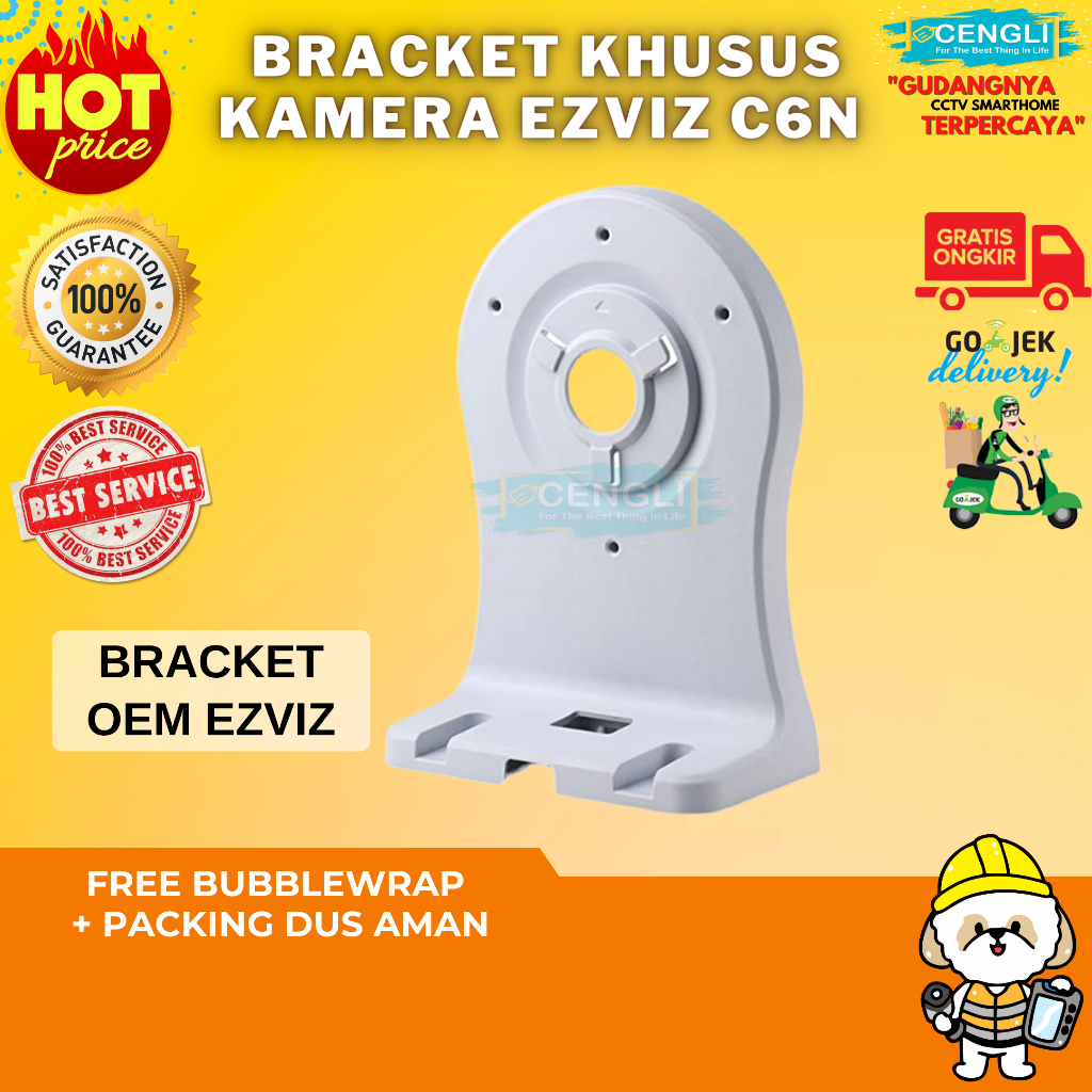 BRACKET CCTV EZVIZ C6N C6CN WALL BRACKET Dinding KHUSUS EZVIZ