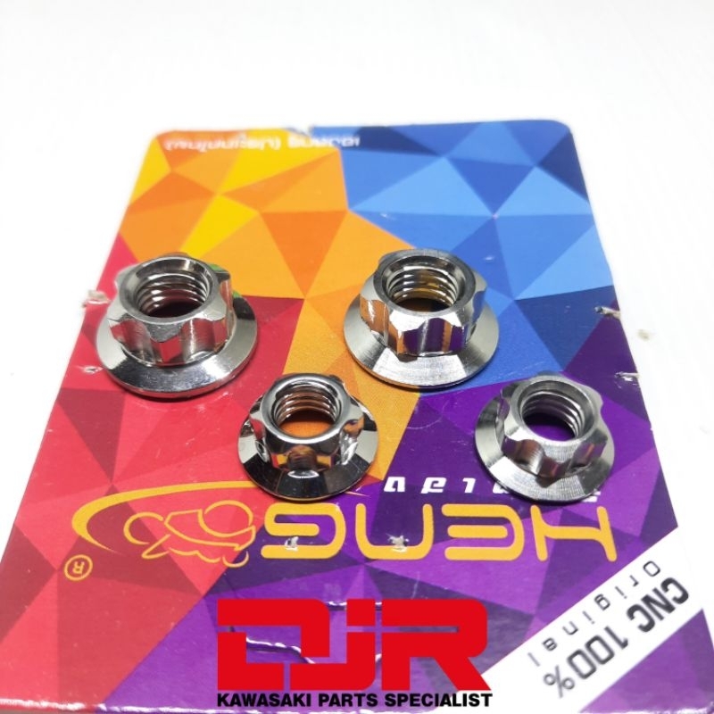 MUR 12 14 model gear tipis probolt stainless original heng thailand MUR M6 M8 matte glossy