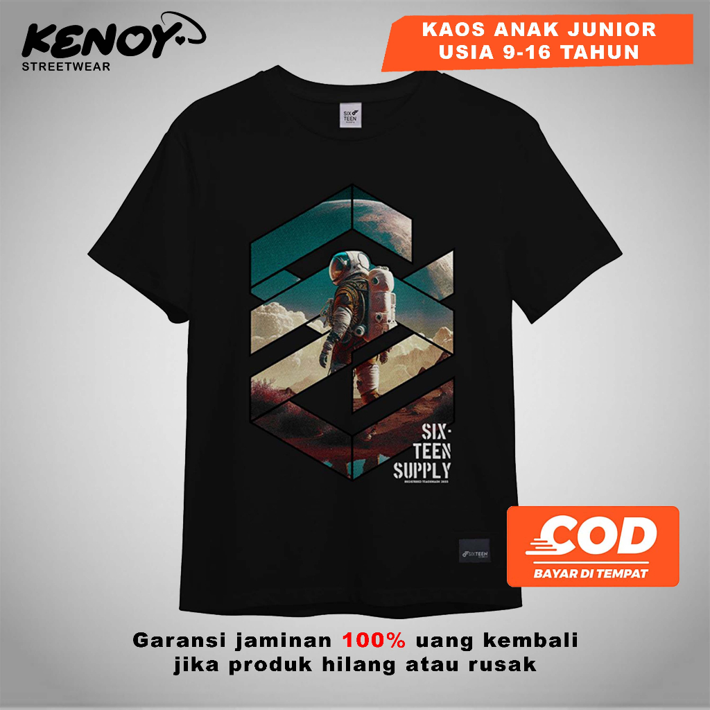 KAOS DISTRO ANAK JUNIOR / BAJU ANAK WARNA HITAM / KAOS DISTRO ANAK TANGGUNG - KAOS DISTRO ANAK UMUR 