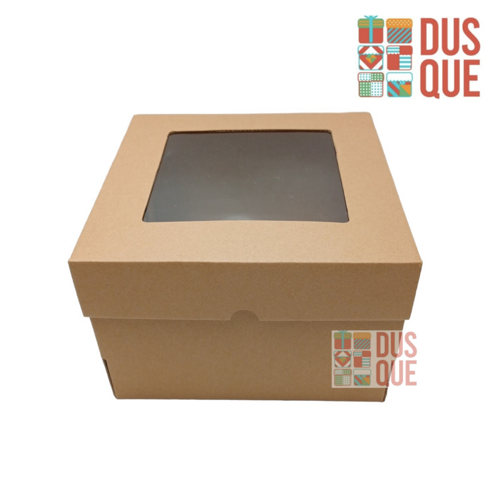 

DUS KOTAK BOX CAKE KUE KACA TINGGI GS 25 X 25 X 15 / CORRUGATED GS 25X25X15 KACA TINGGI (10Pcs)