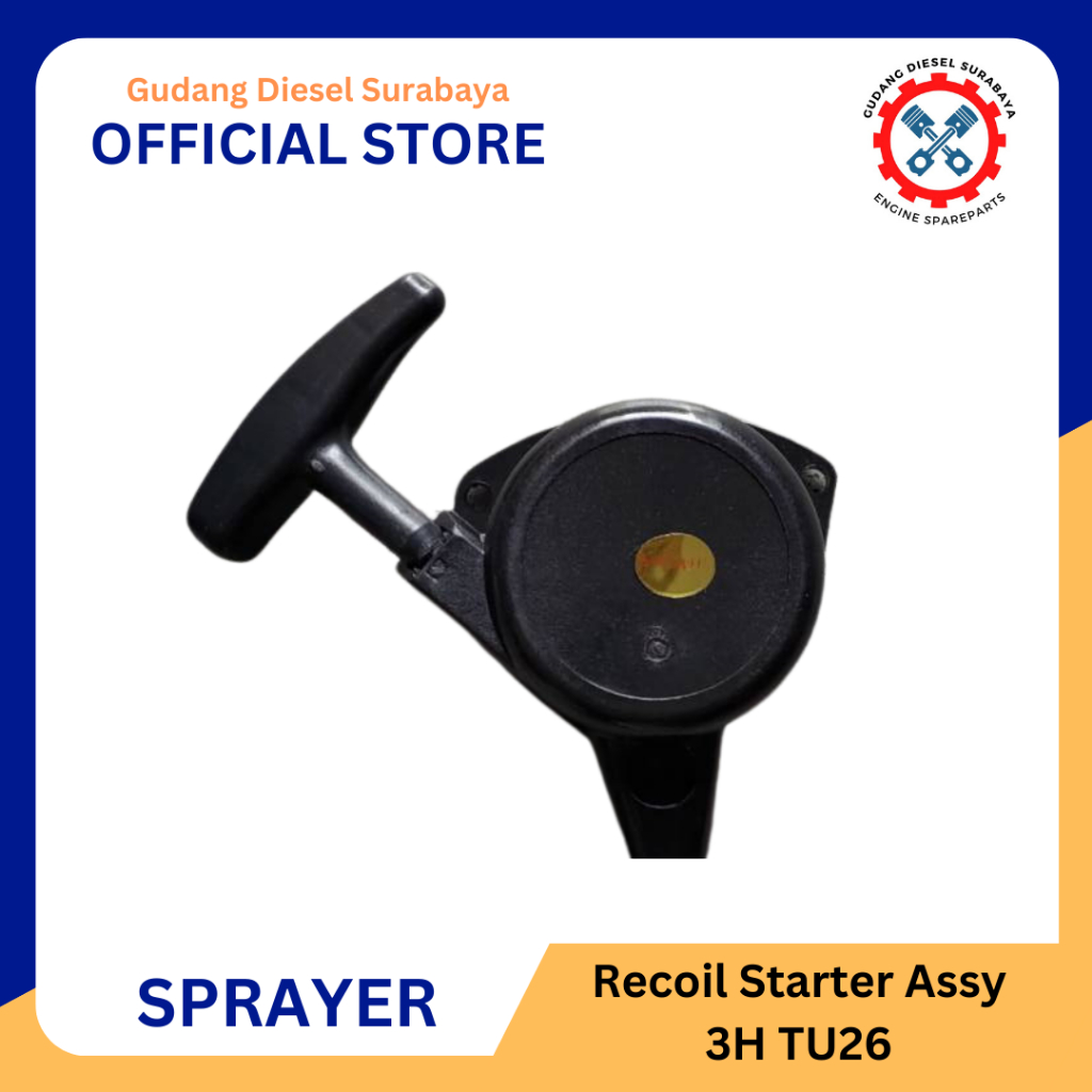Recoil Starter Assy | Tarikan Engkol Mesin Sprayer TU26
