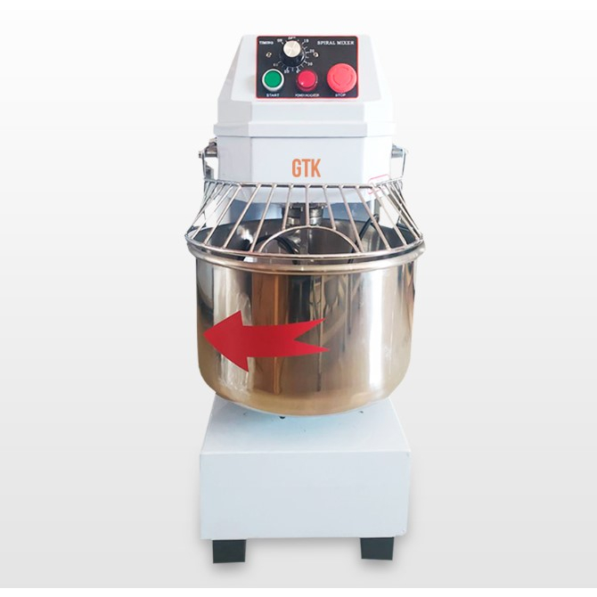 Wintech WTH-030013 Spiral Mixer / Mesin Pengaduk Adonan Roti Kue Kapasitas Adonan 5 Kg Bowl 10 Liter